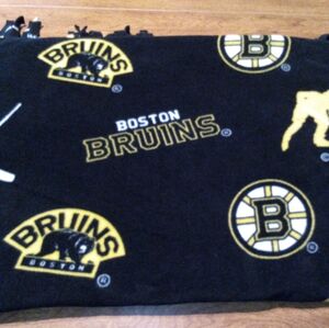 Boston Bruins 60" X 70" Licensed Fleece Throw Blanket With Fringe